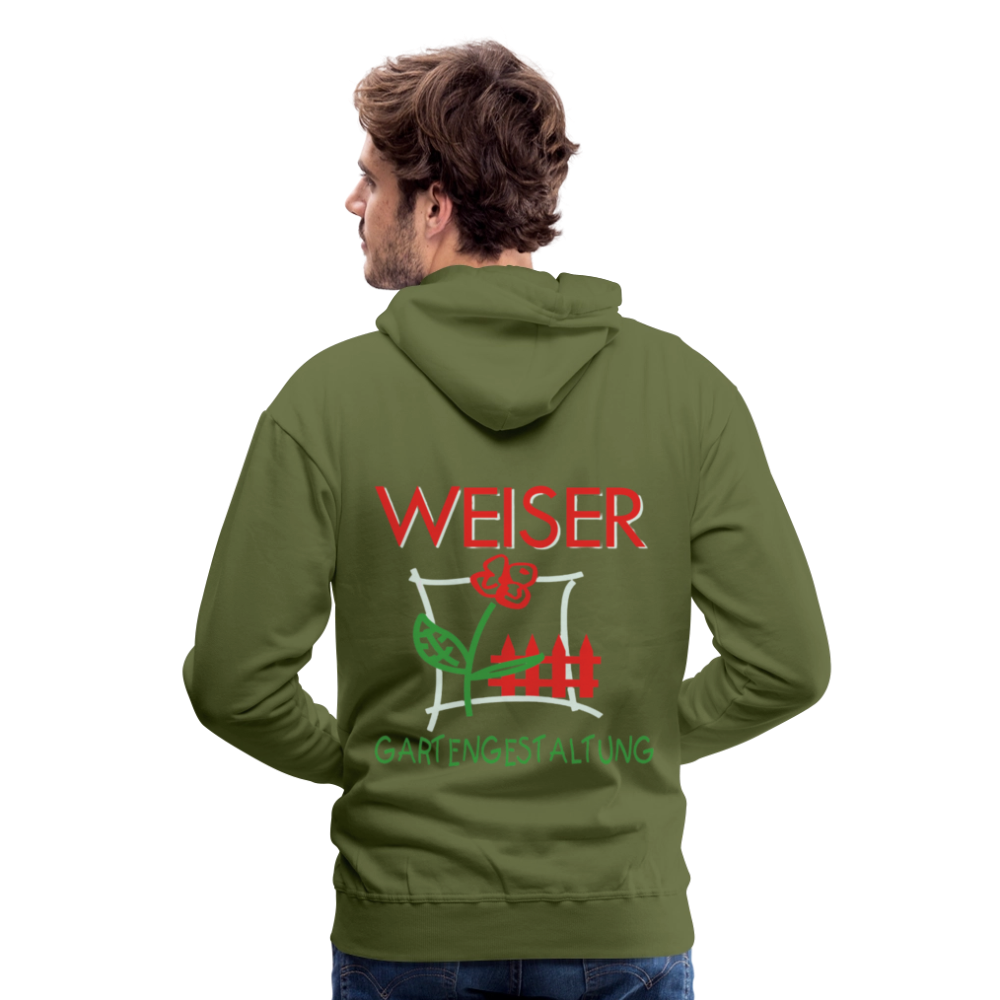 Männer Premium Hoodie WEISER - Olivgrün