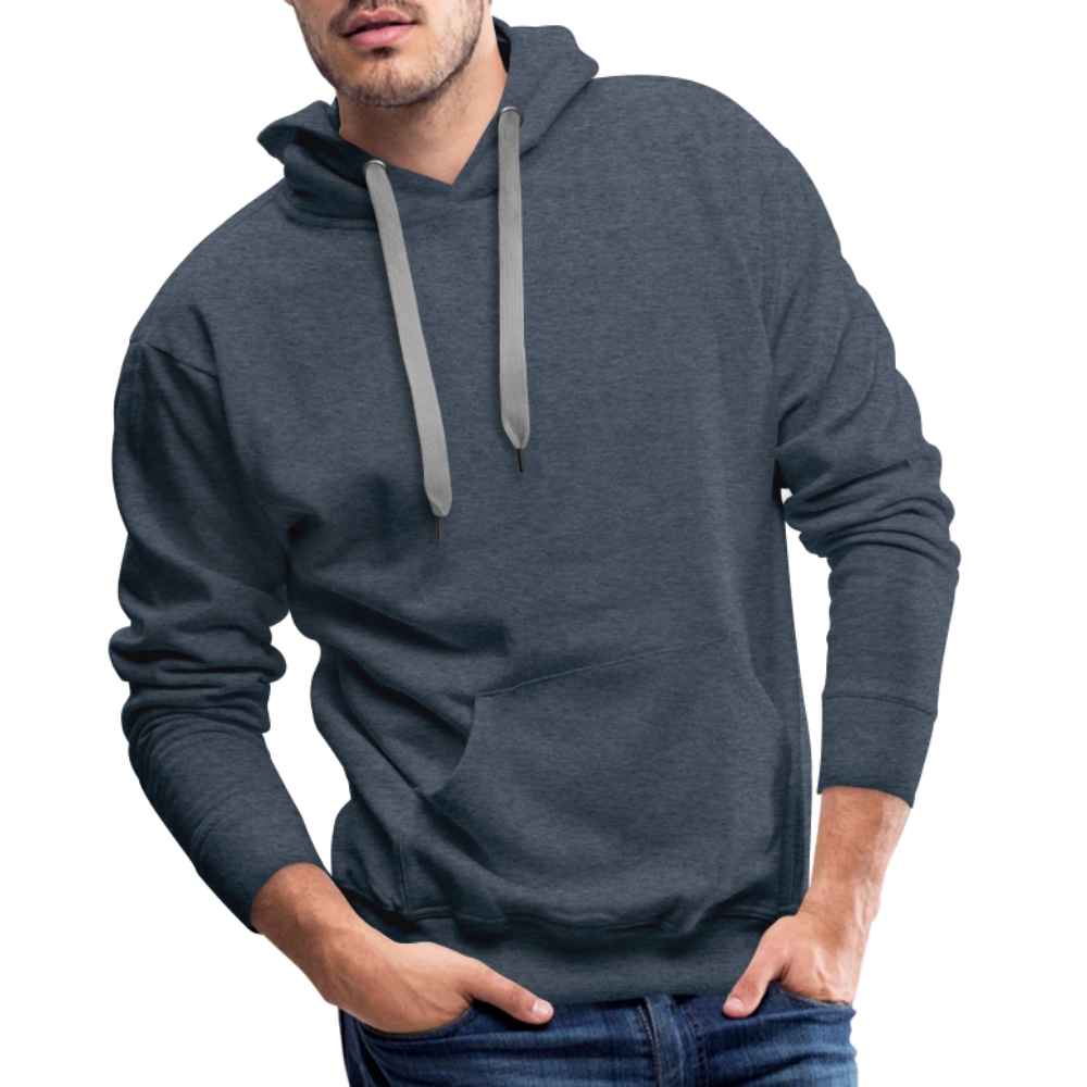 Männer Premium Hoodie WEISER - Jeansblau