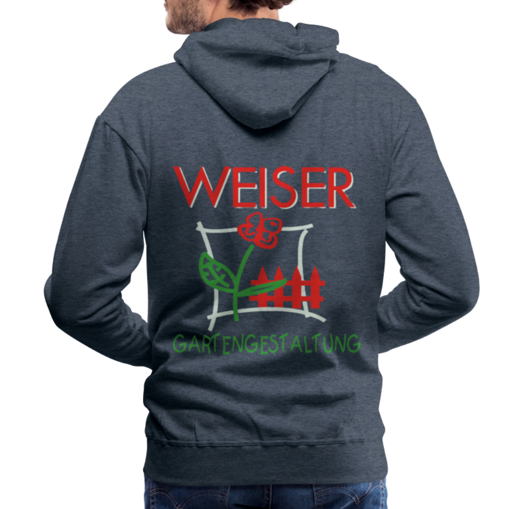 Männer Premium Hoodie WEISER - Jeansblau