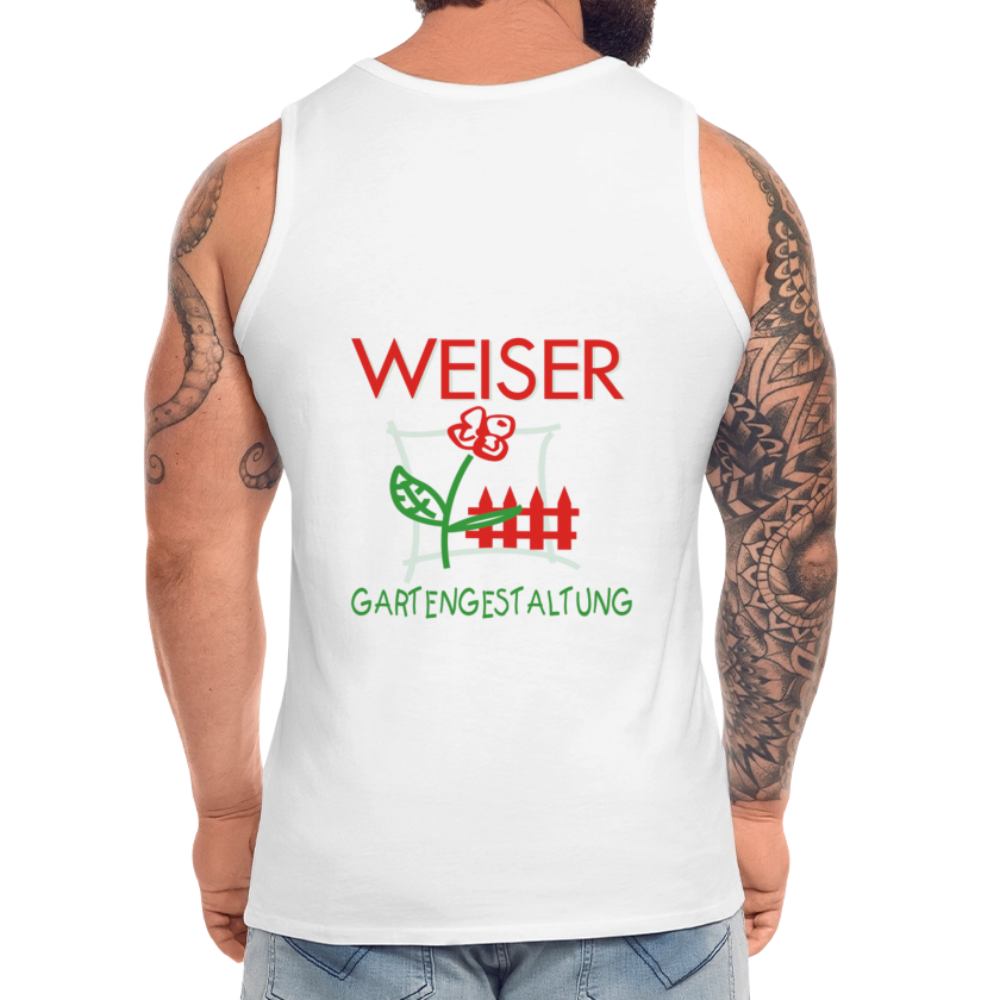 WEISER Männer Premium Tank Top - Weiß