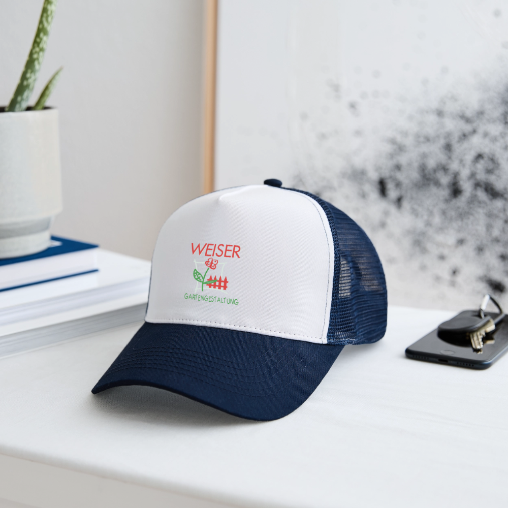 Trucker Cap WEISER - Weiß/Navy