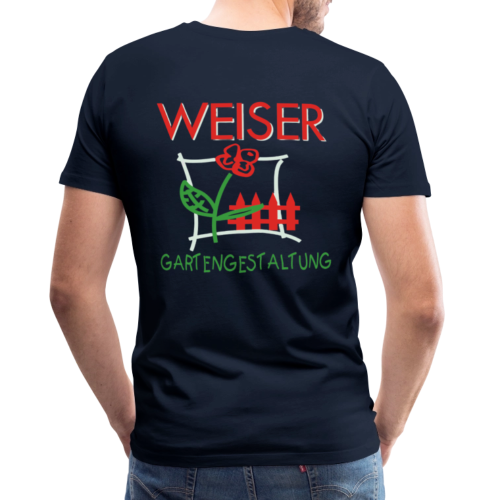 Männer Premium T-Shirt WEISER - Navy