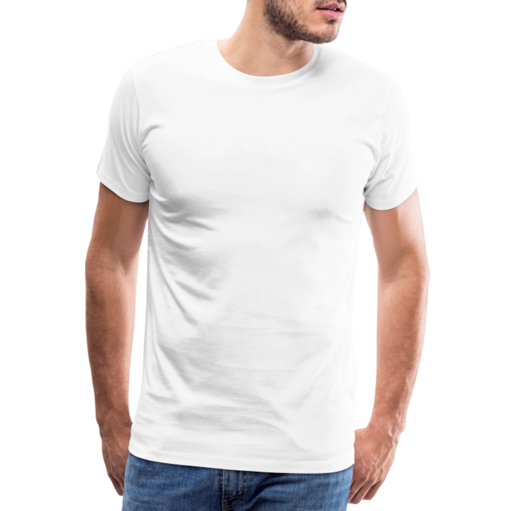 Männer Premium T-Shirt WEISER - Weiß