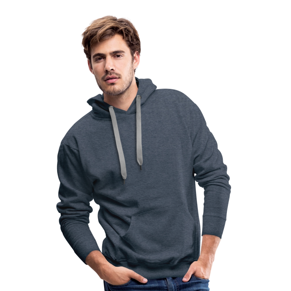 Männer Premium Hoodie WEISER - Jeansblau