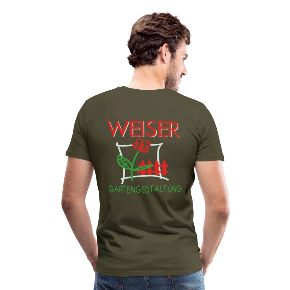 Männer Premium T-Shirt WEISER - Khaki