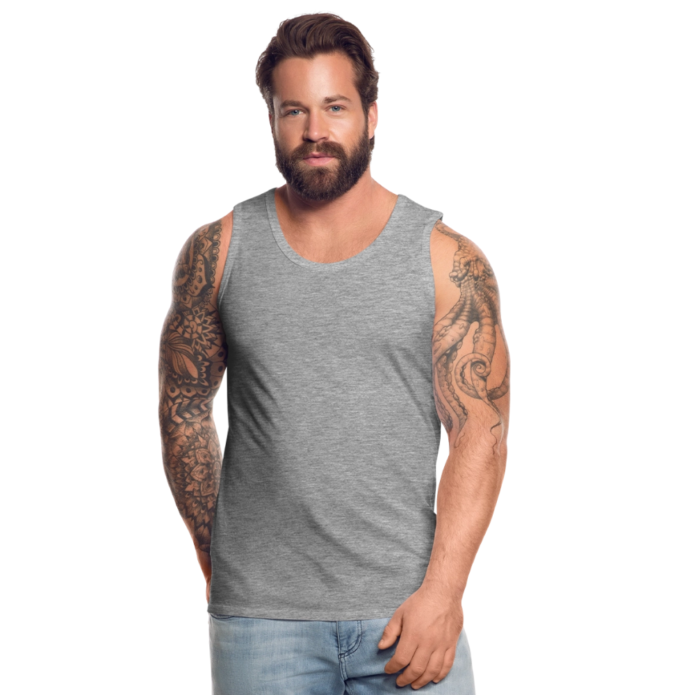 WEISER Männer Premium Tank Top - Grau meliert