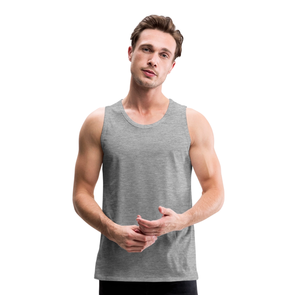 WEISER Männer Premium Tank Top - Grau meliert