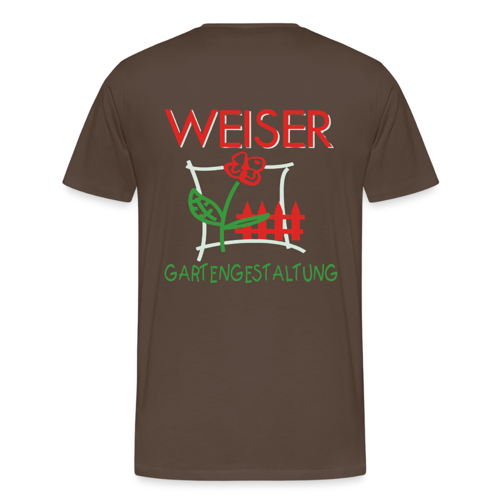 Männer Premium T-Shirt WEISER - Edelbraun