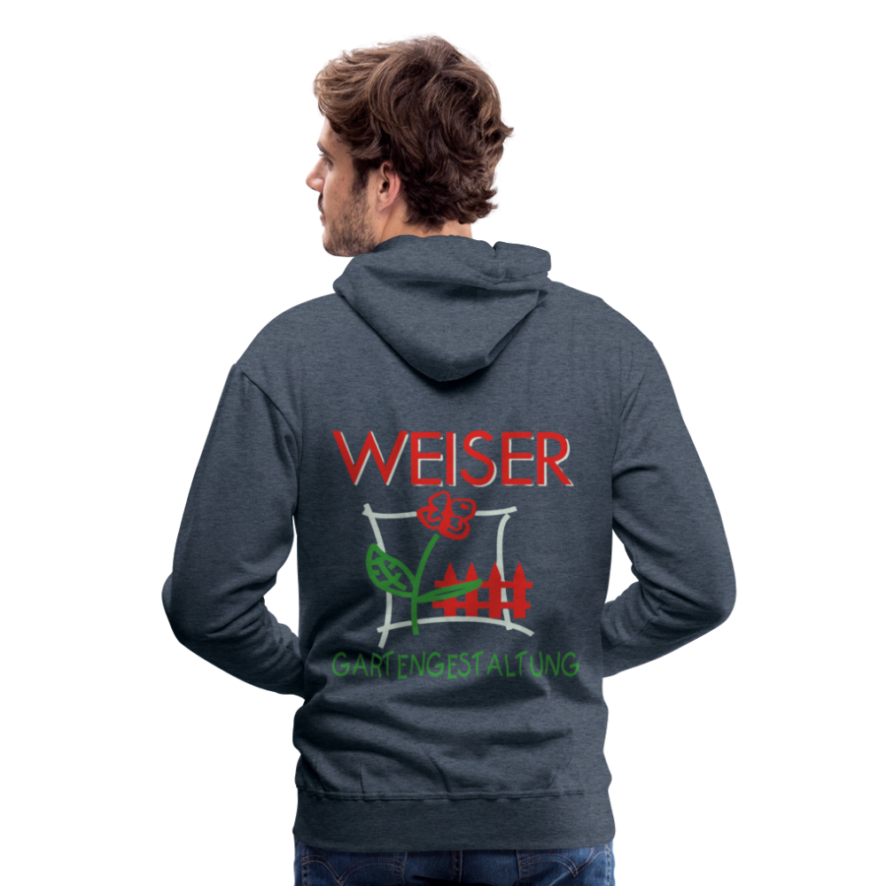 Männer Premium Hoodie WEISER - Jeansblau