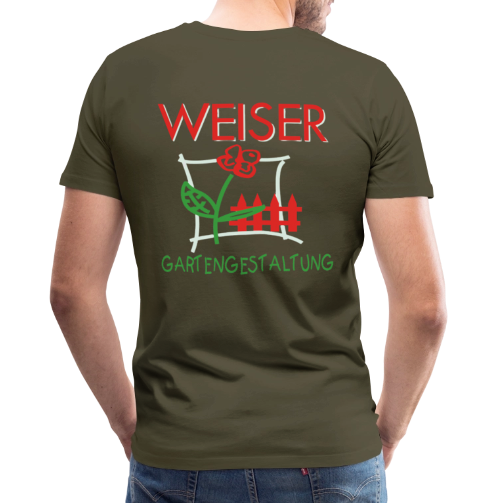 Männer Premium T-Shirt WEISER - Khaki