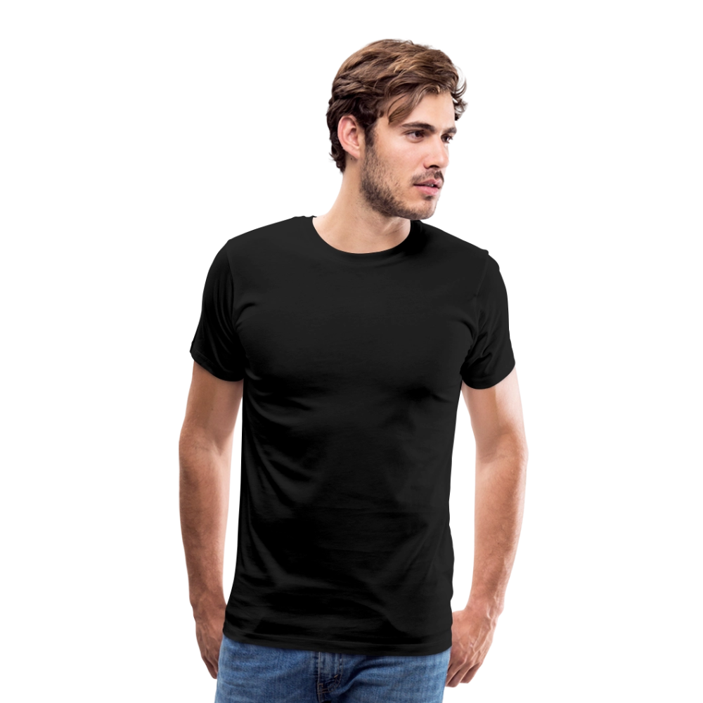 Männer Premium T-Shirt WEISER - Schwarz