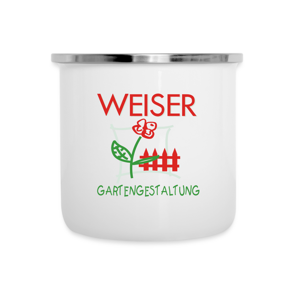 Emaille-Tasse WEISER - Weiß