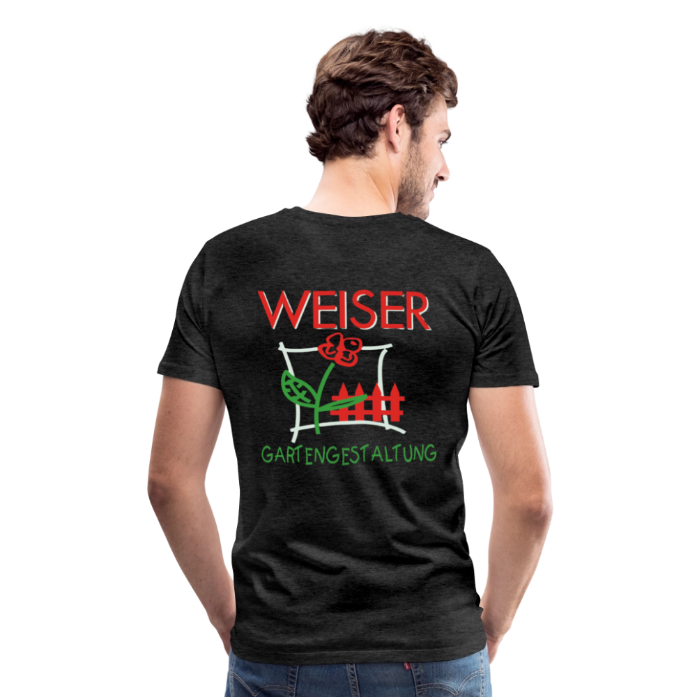 Männer Premium T-Shirt WEISER - Anthrazit
