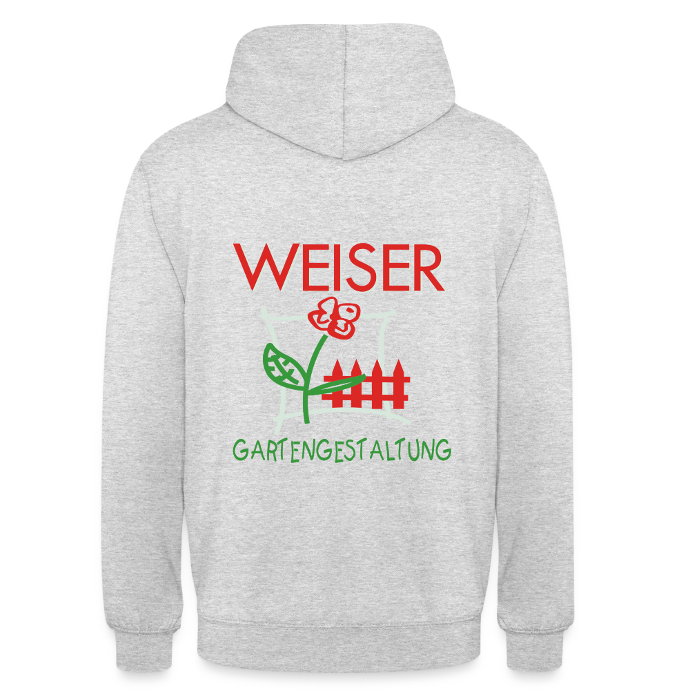 WEISER Hoodie - Hellgrau meliert