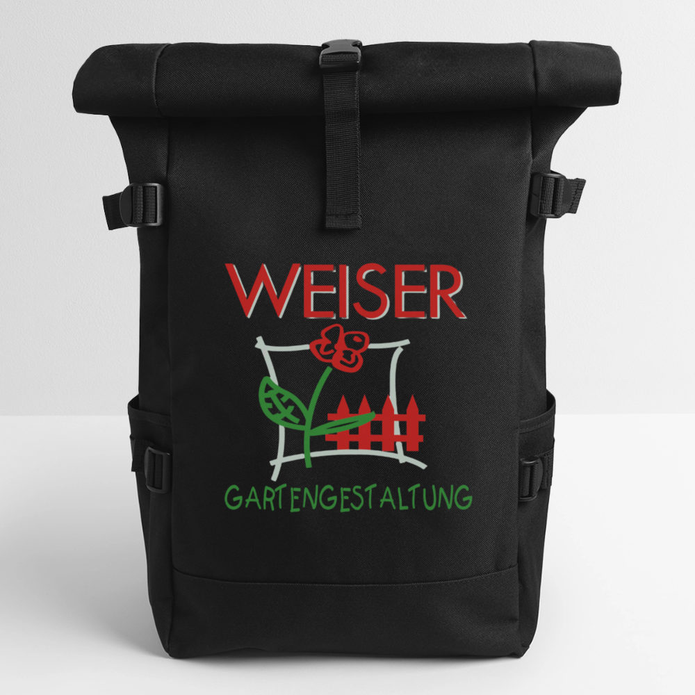 Rolltop Rucksack WEISER - Schwarz