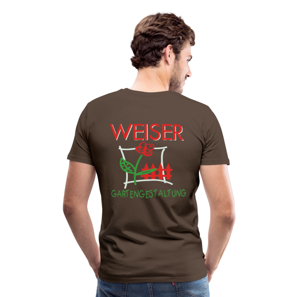 Männer Premium T-Shirt WEISER - Edelbraun