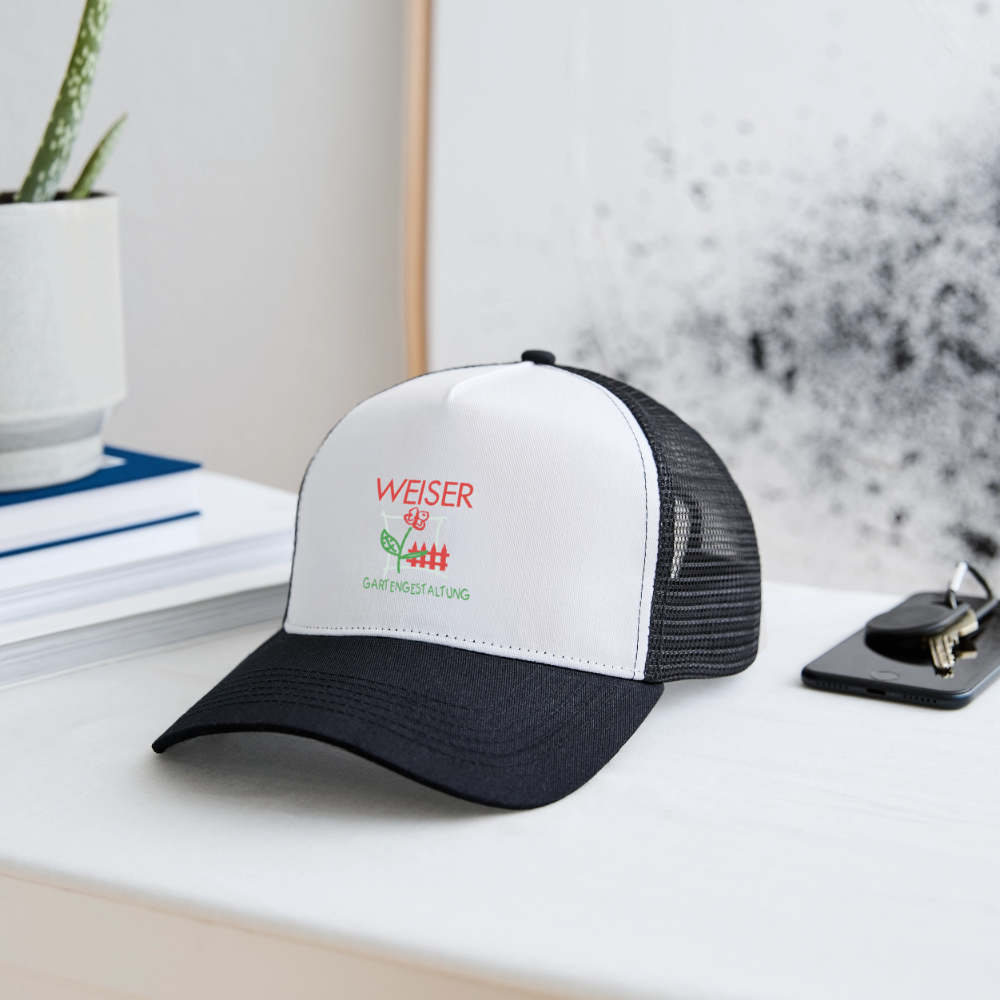 Trucker Cap WEISER - Weiß/Schwarz