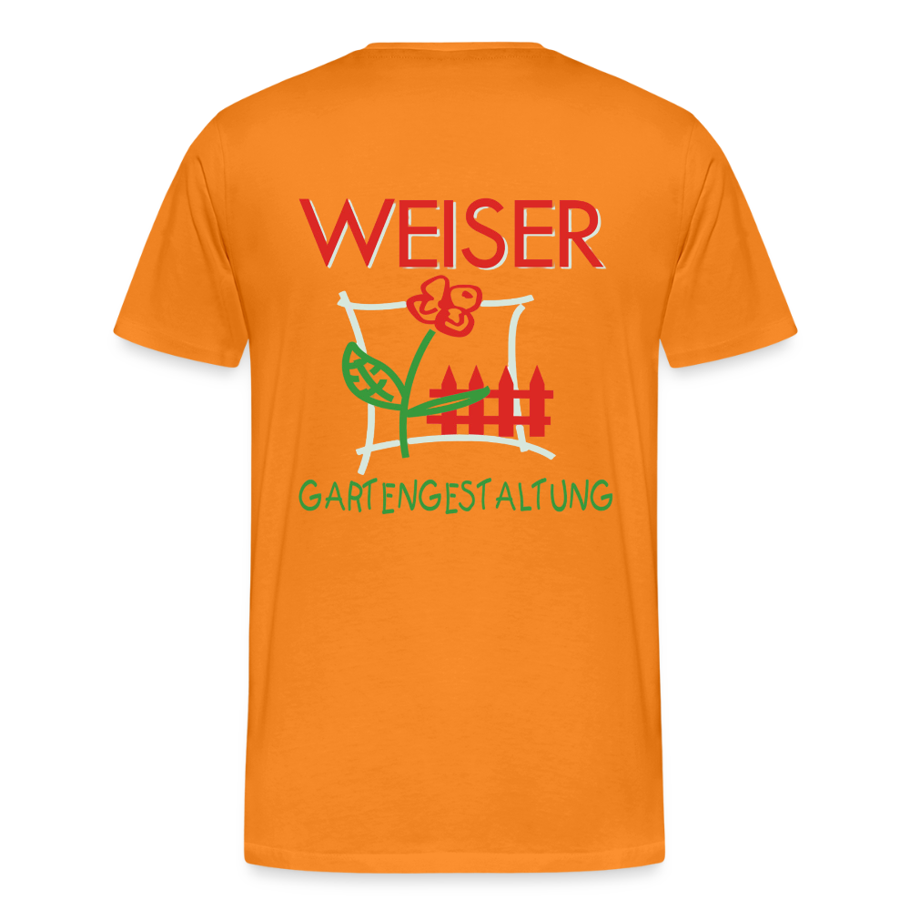 Männer Premium T-Shirt WEISER - Orange