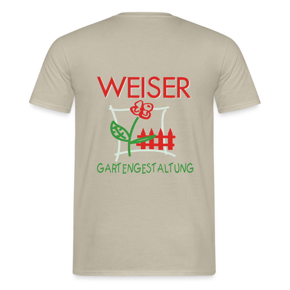 WEISER Männer T-Shirt - Sandbeige