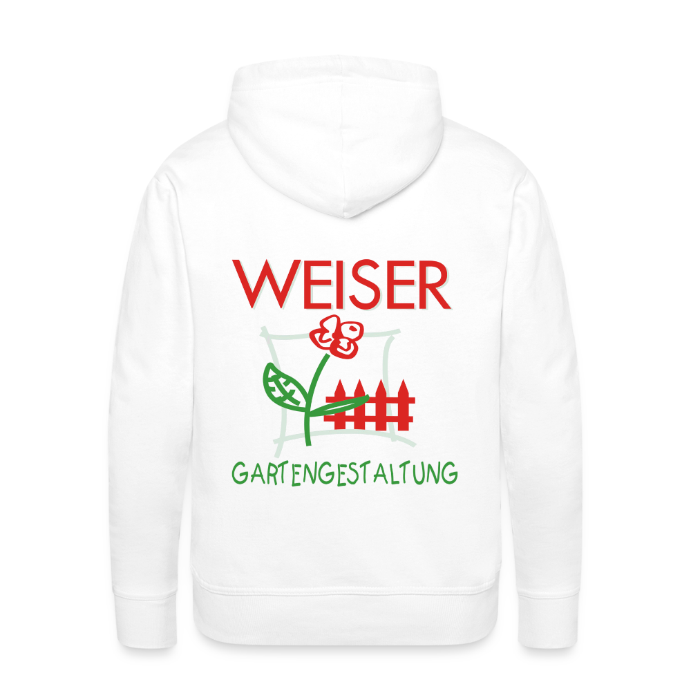 Männer Premium Hoodie WEISER - Weiß