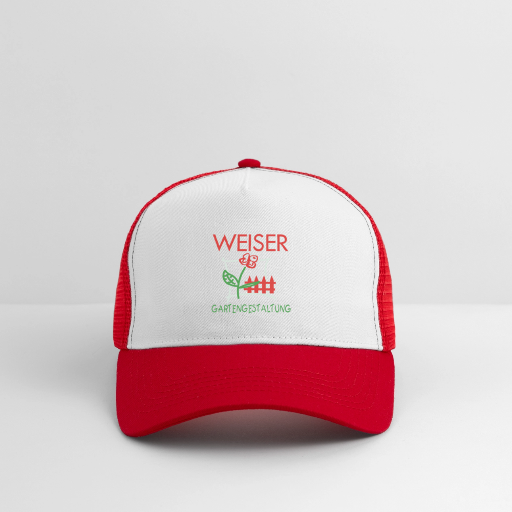 Trucker Cap WEISER - Weiß/Rot