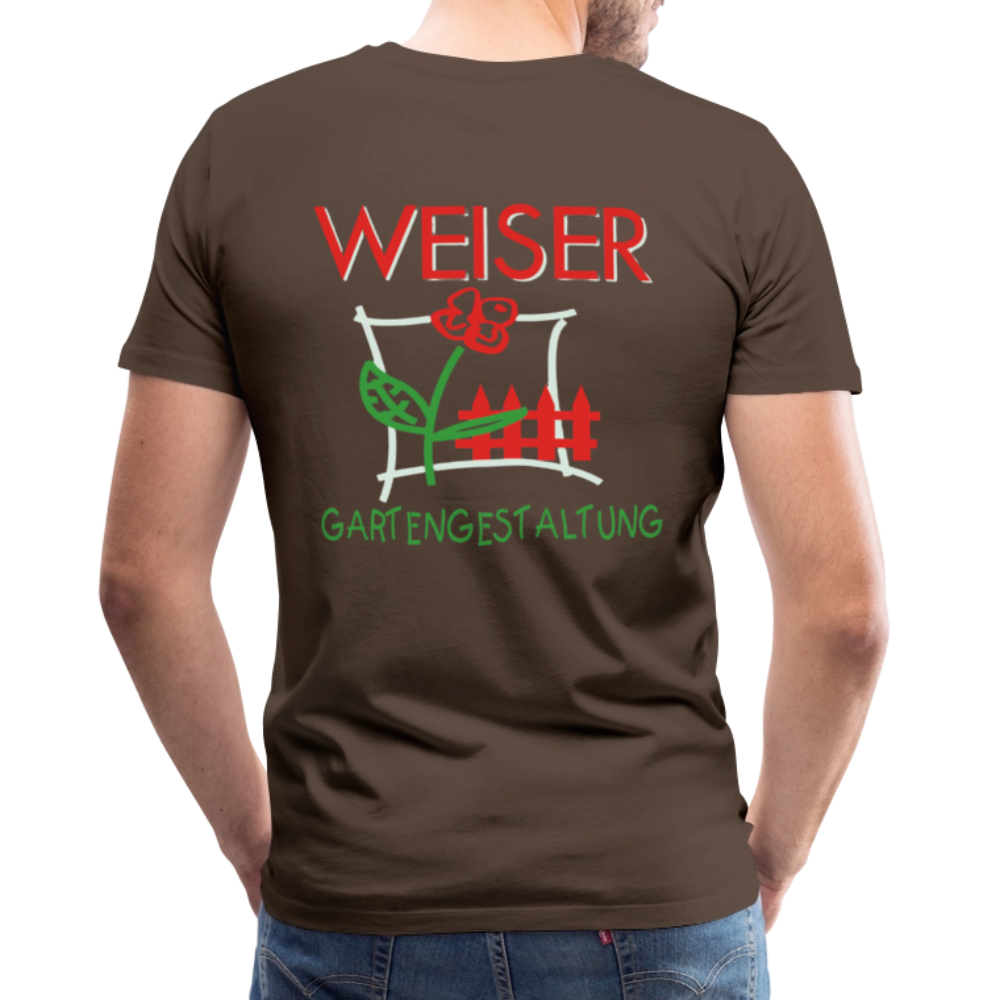 Männer Premium T-Shirt WEISER - Edelbraun