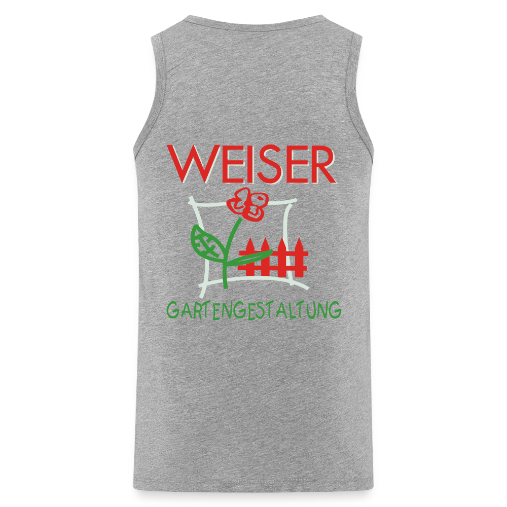 WEISER Männer Premium Tank Top - Grau meliert