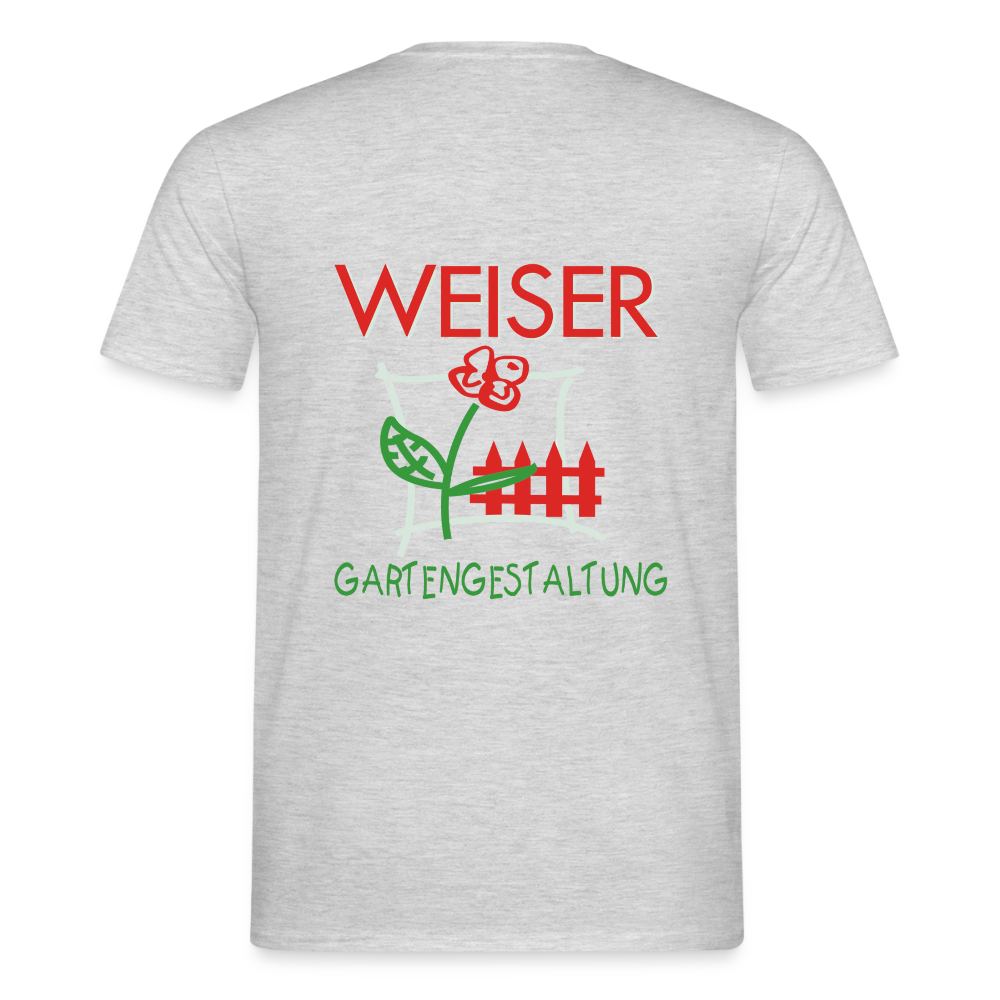 WEISER Männer T-Shirt - Grau meliert