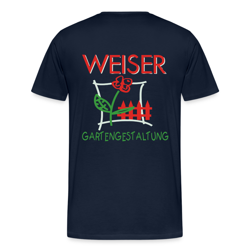 Männer Premium T-Shirt WEISER - Navy