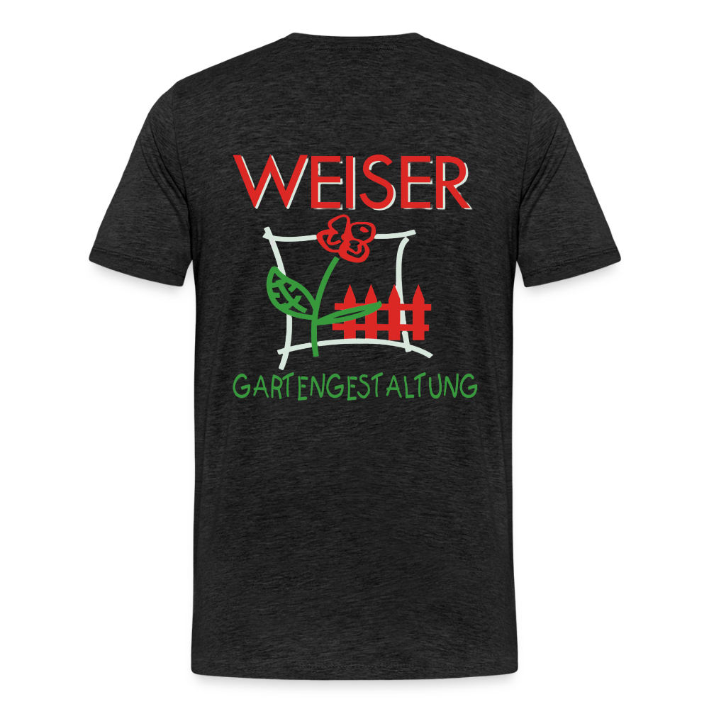 Männer Premium T-Shirt WEISER - Anthrazit