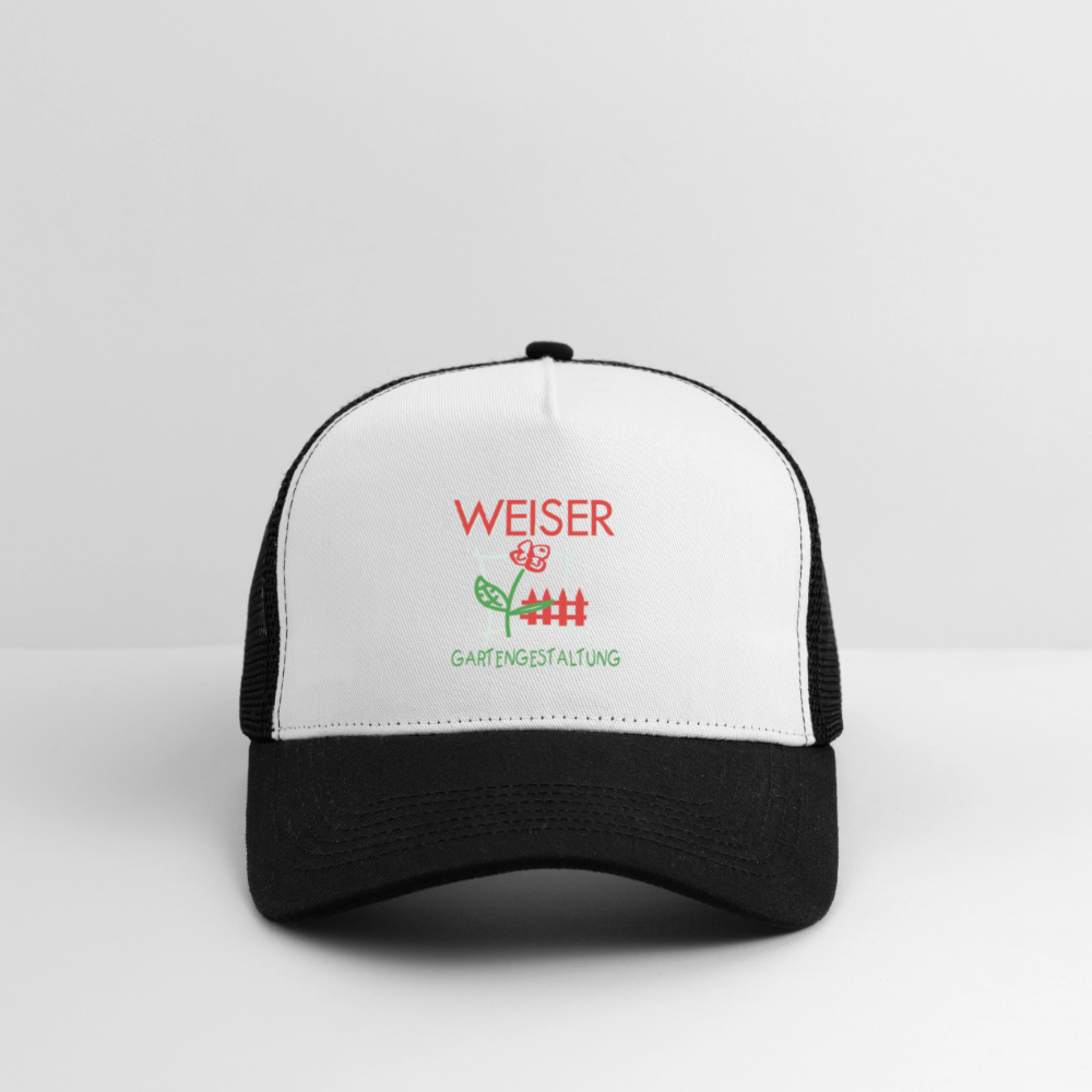 Trucker Cap WEISER - Weiß/Schwarz