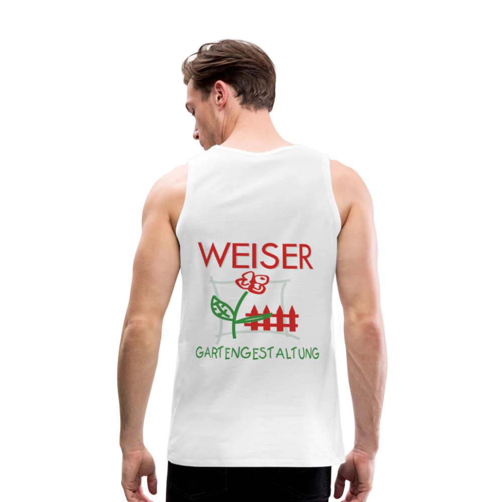 WEISER Männer Premium Tank Top - Weiß
