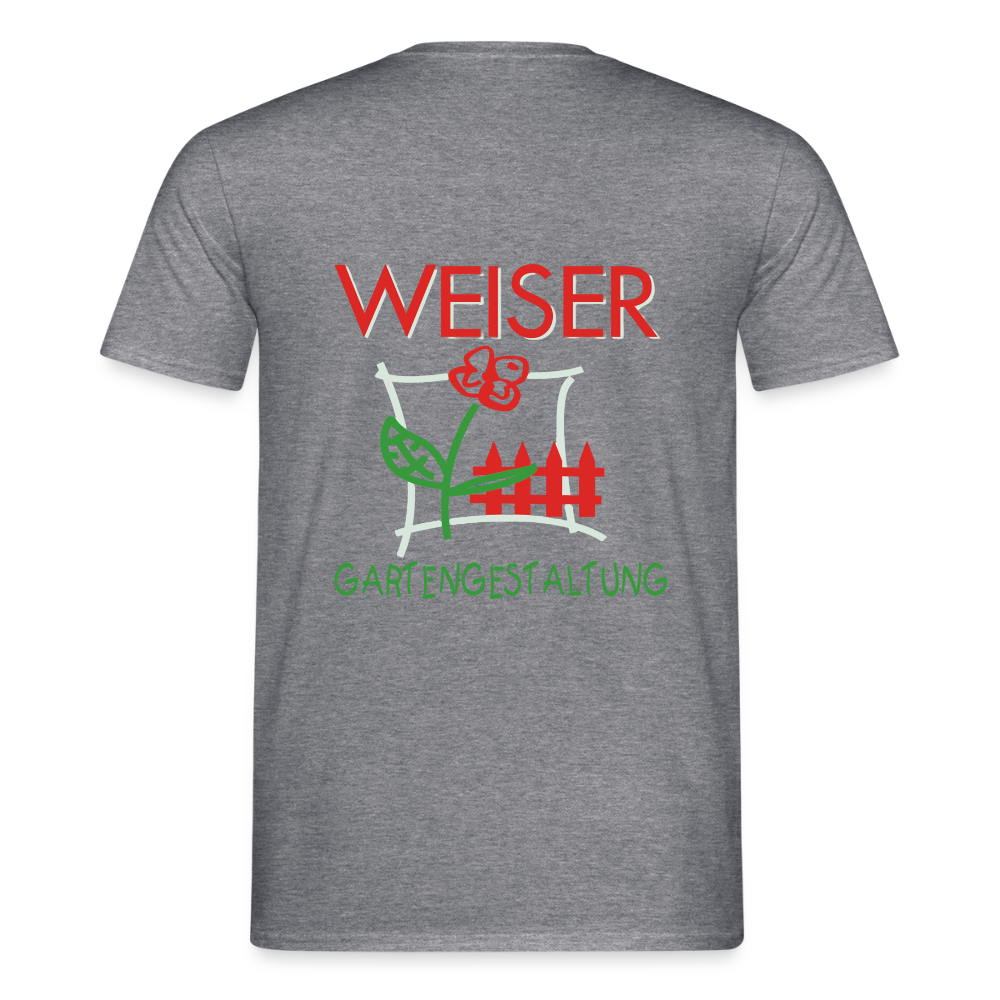 WEISER Männer T-Shirt - Graphit meliert
