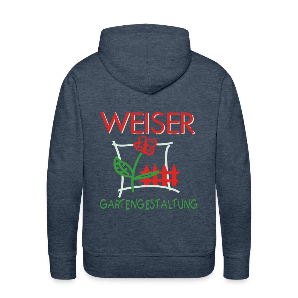 Männer Premium Hoodie WEISER - Jeansblau