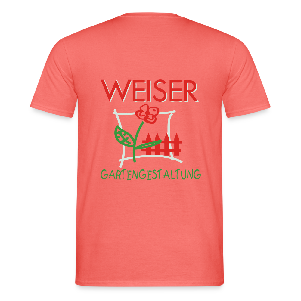 WEISER Männer T-Shirt - Koralle