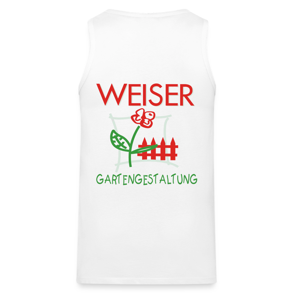 WEISER Männer Premium Tank Top - Weiß