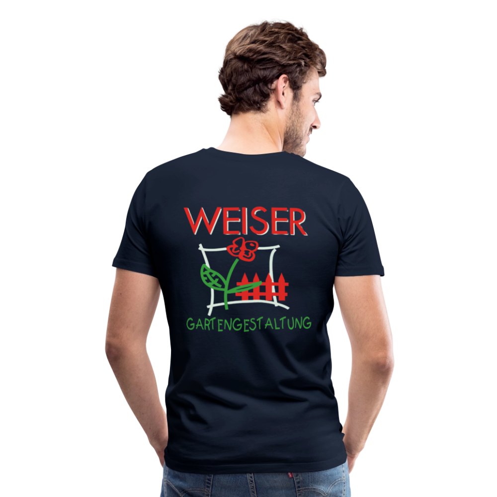 Männer Premium T-Shirt WEISER - Navy