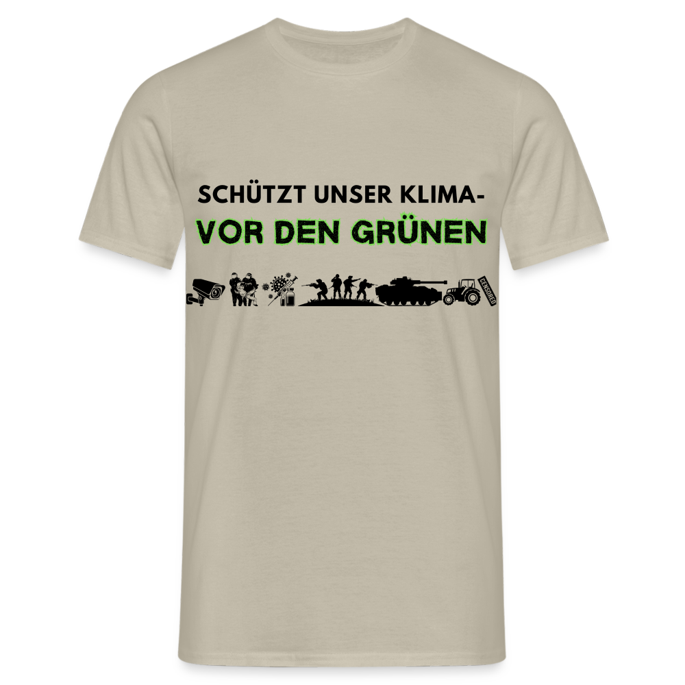 Männer T-Shirt Kimaschutz - Sandbeige