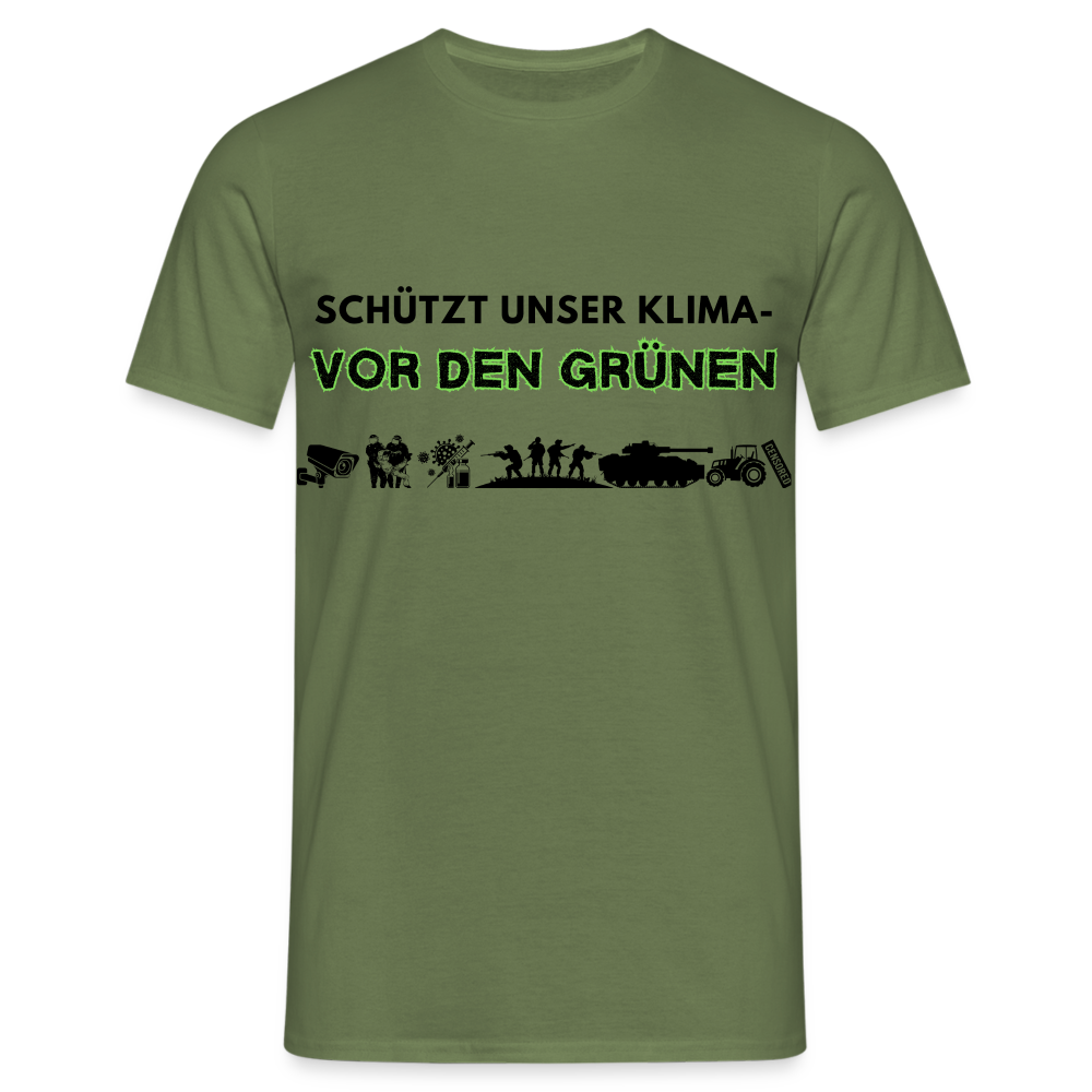 Männer T-Shirt Kimaschutz - Militärgrün