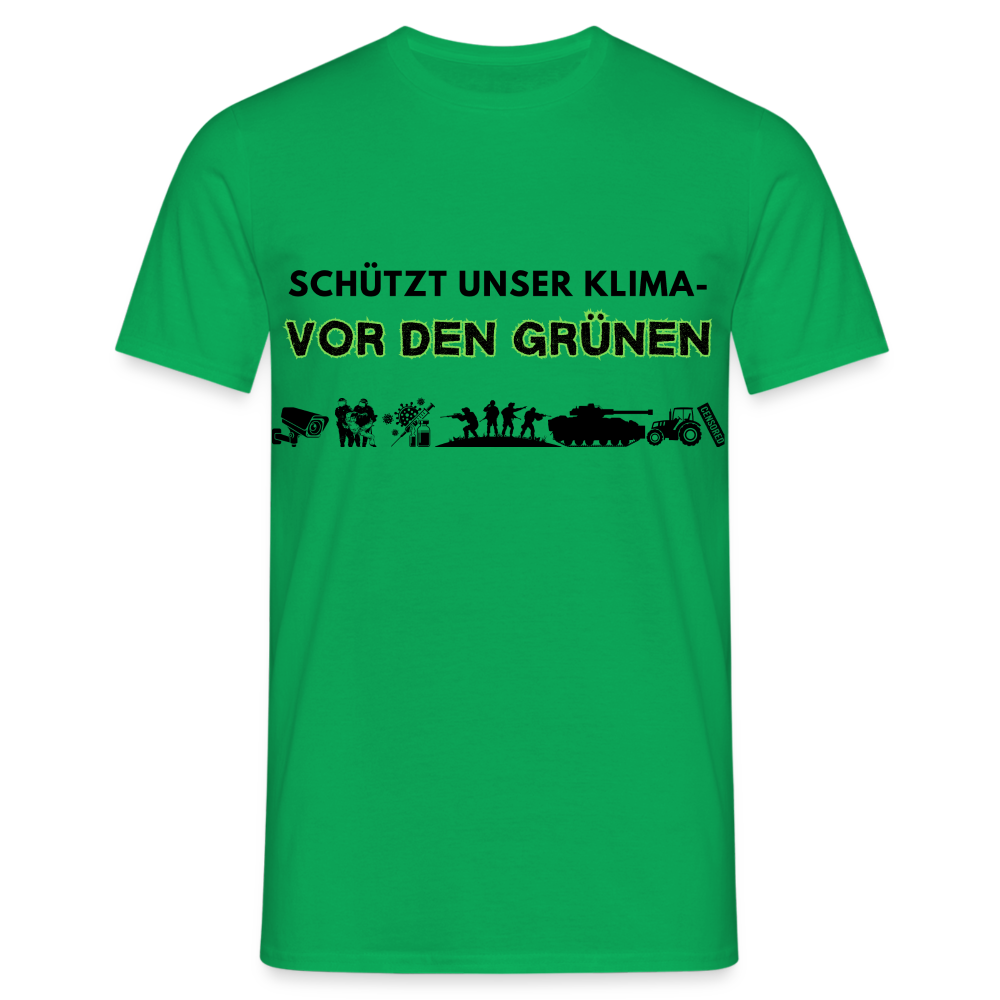 Männer T-Shirt Kimaschutz - Kelly Green