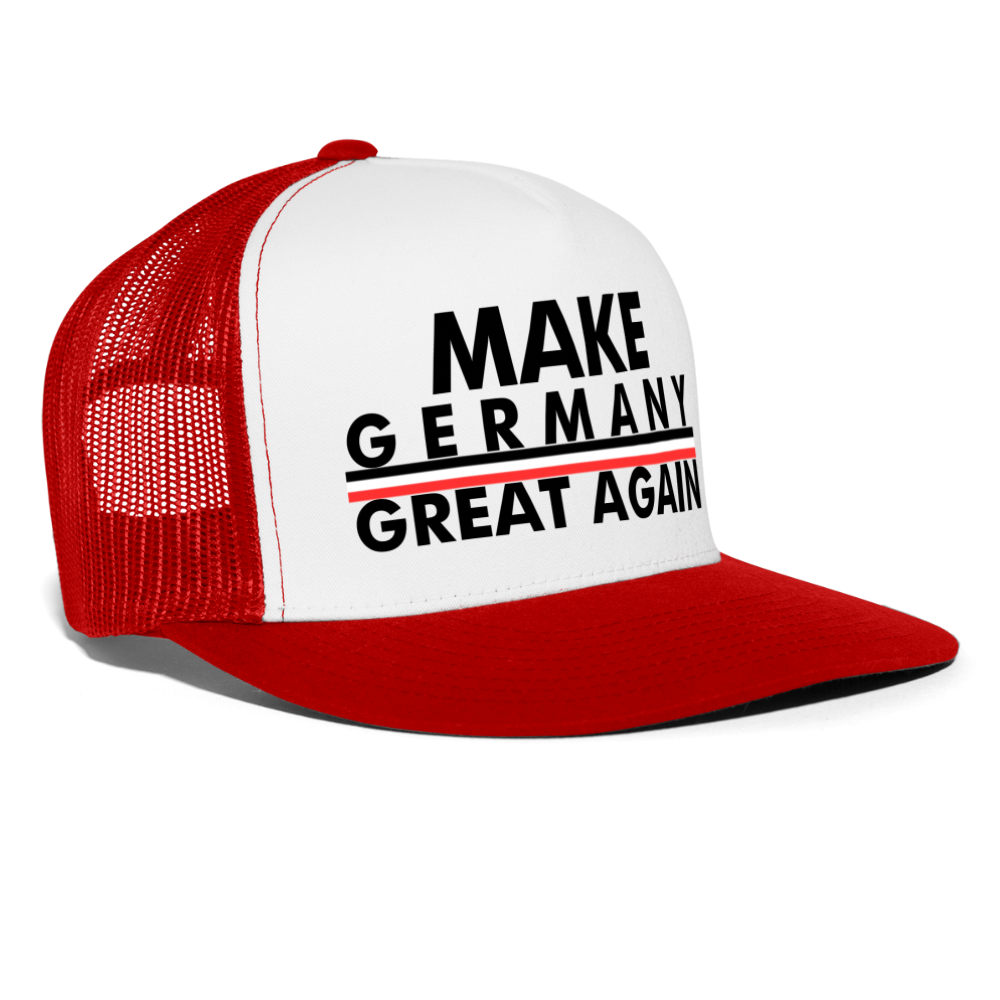 Trucker Cap MAKE GERMANY GREAT AGAIN - Weiß/Rot