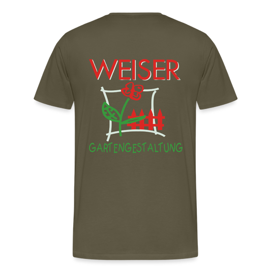 Männer Premium T-Shirt WEISER - Khaki