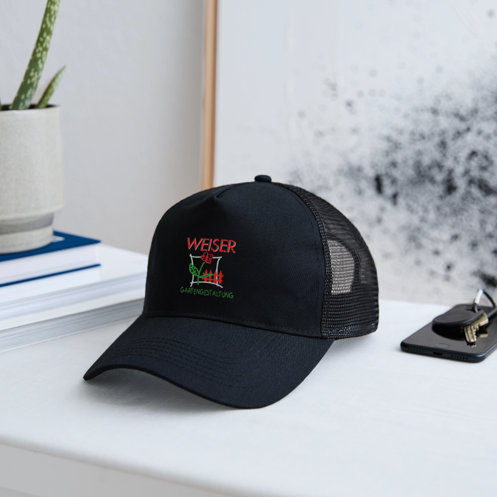 Trucker Cap WEISER - Schwarz/Schwarz