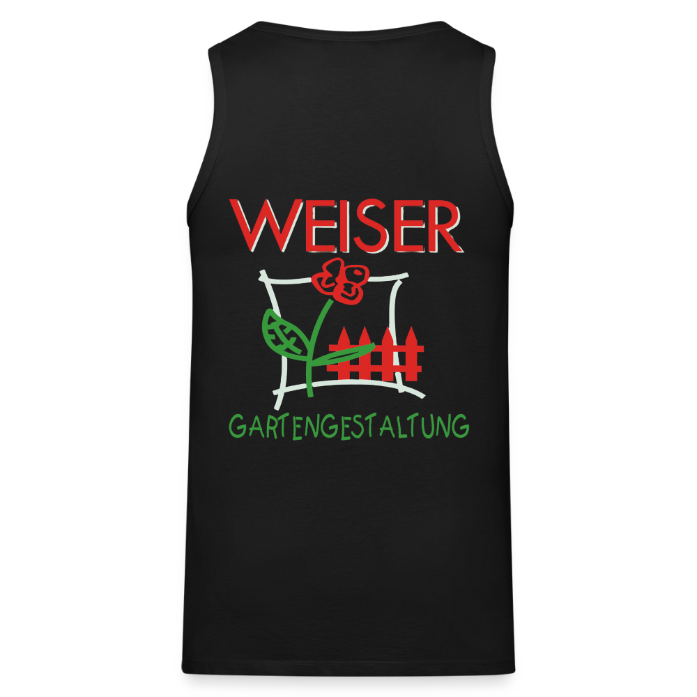 WEISER Männer Premium Tank Top - Schwarz