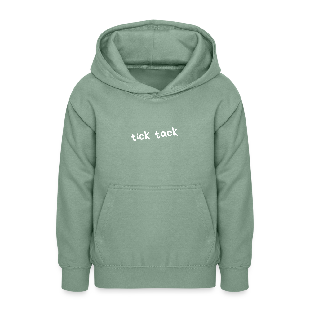Teenager Hoodie Tick Tack - BOOM! - Graugrün