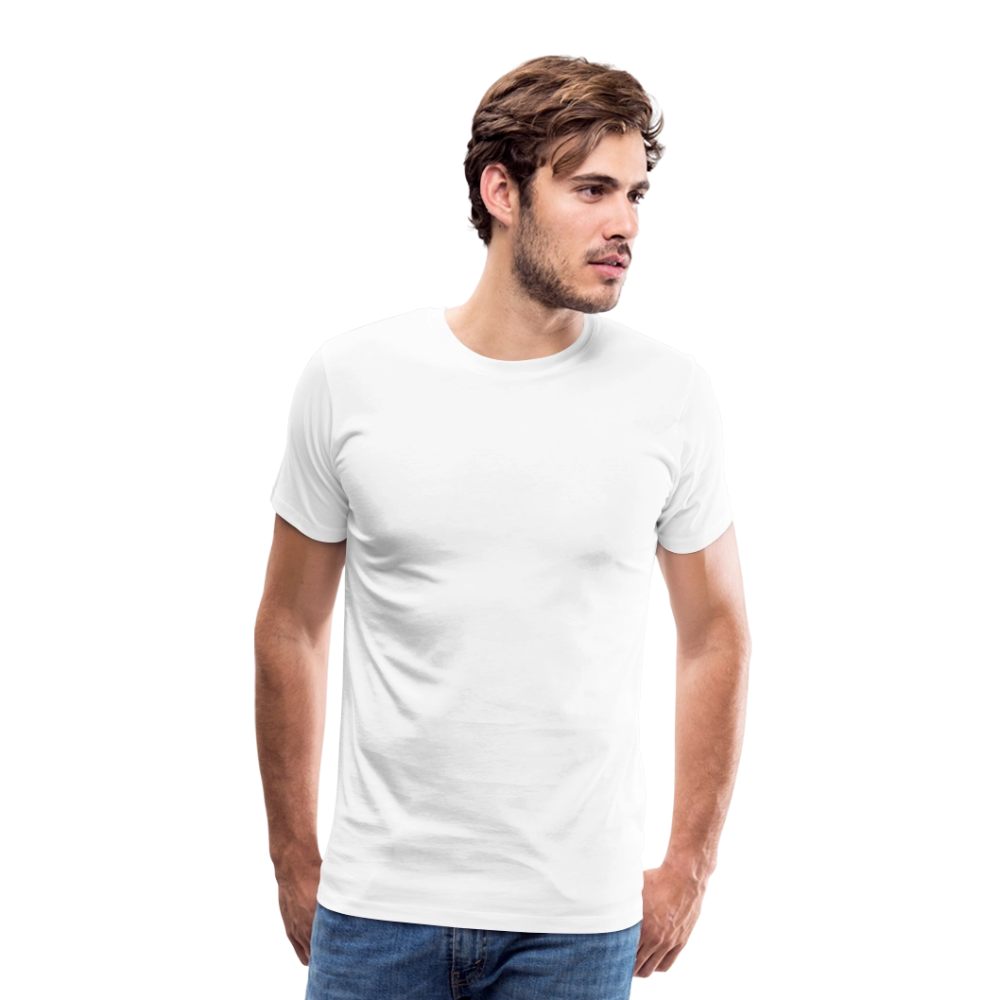 Männer Premium T-Shirt WEISER - Weiß