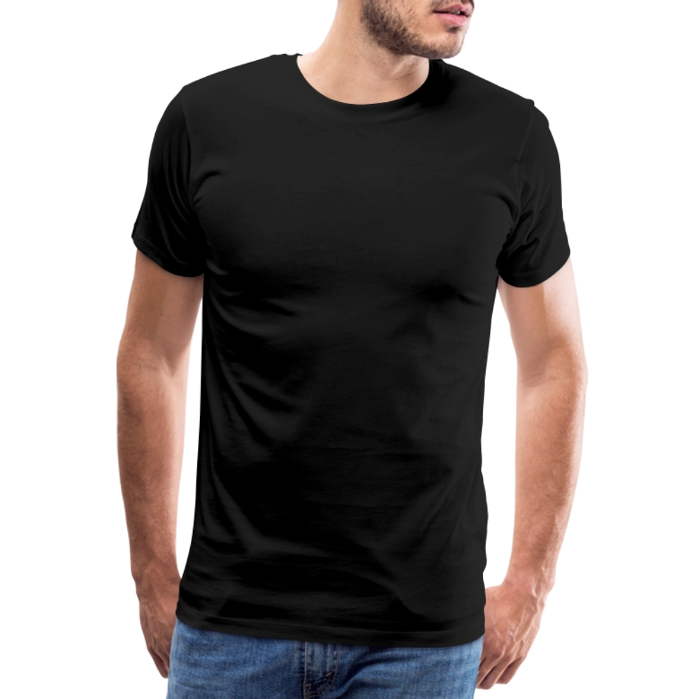 Männer Premium T-Shirt WEISER - Schwarz