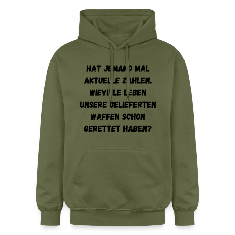 Hoodie Waffenlieferungen - Militärgrün