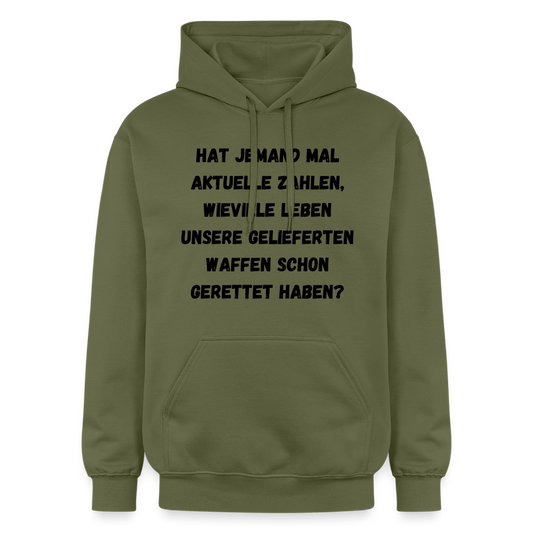 Hoodie Waffenlieferungen - Militärgrün