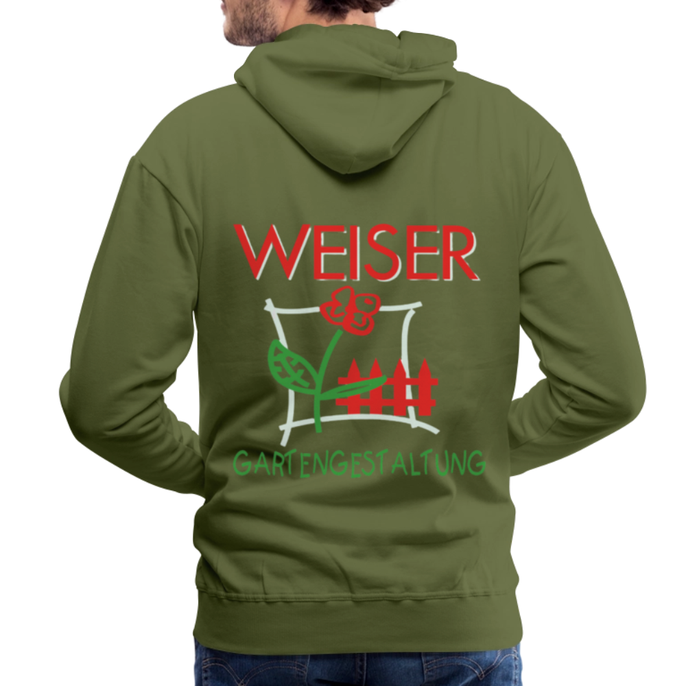 Männer Premium Hoodie WEISER - Olivgrün